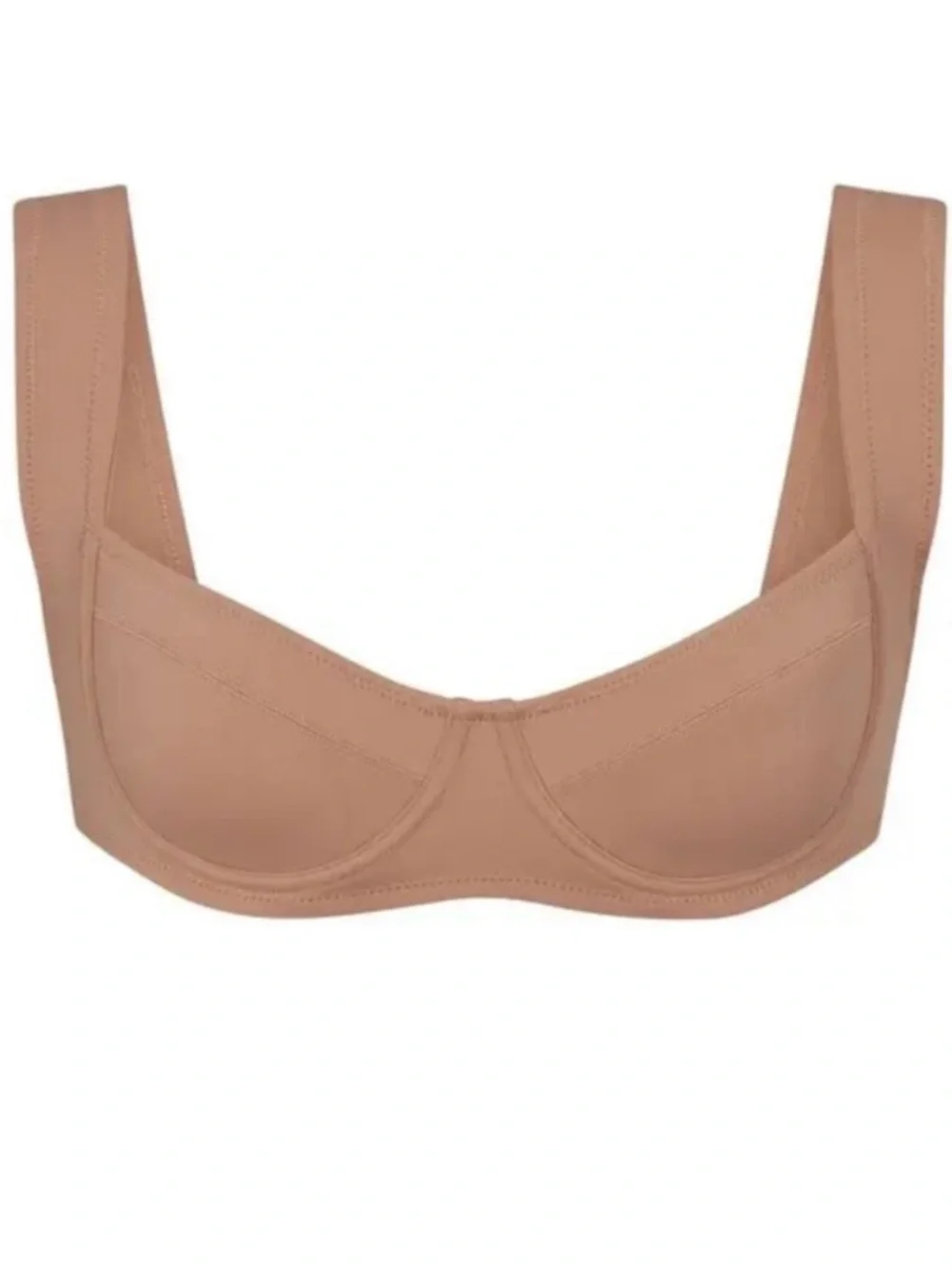 NWT SKIMS Swim Shaping Unlined Sienna Underwire Bikini Top Size XXS